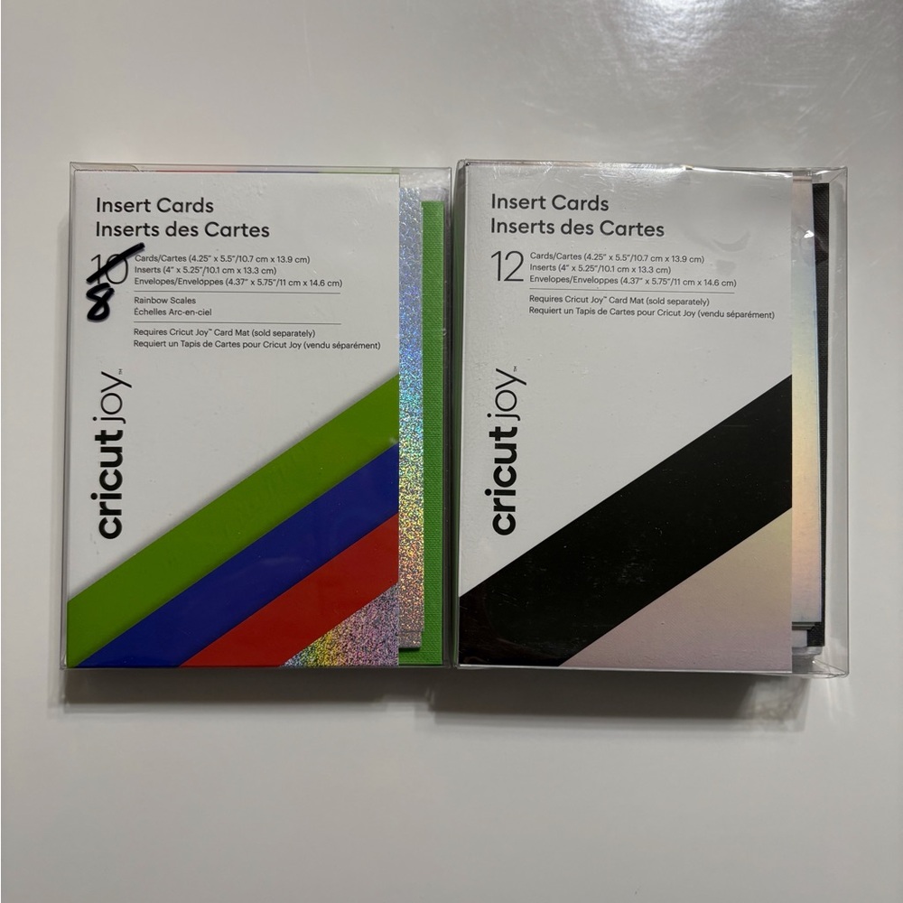 Cricut Joy Insert Cards - Multicolor and Black